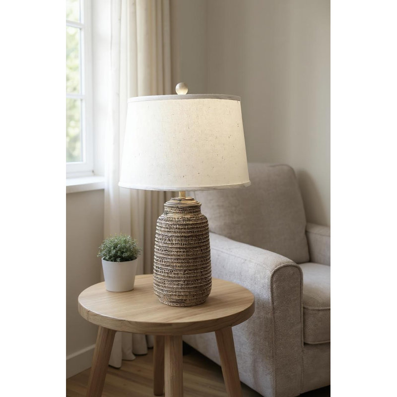Lampe de table Rustic Shoreline, Brun/brun clair