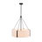 5-Light Transitional Drum Fabric Shade Chandelier