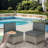 Artique Arbor Armless Patio Chairs with Cushions
