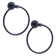 Wall Mounted Towel Ring with Concealed Mounting Hardware