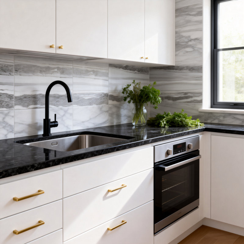 Nature 12 in. x 12 in. Wood Look Glass Straight Edge Large Format Square Decorative Kitchen & Bathroom Wall Tile