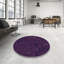 Tapis zone mauve en laine brysen-1831188670