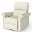 Fauteuil inclinable manuel berçant rembourré