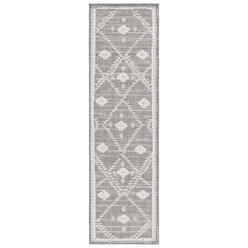 Abbi-Leigh 800 Performance Southwestern Indoor/Outdoor Area Rug, Runner 2'2" x 8'