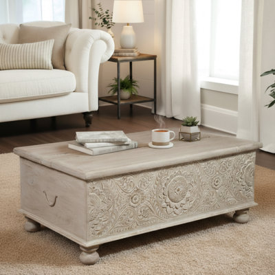 Harleen Solid Wood Single Coffee Table