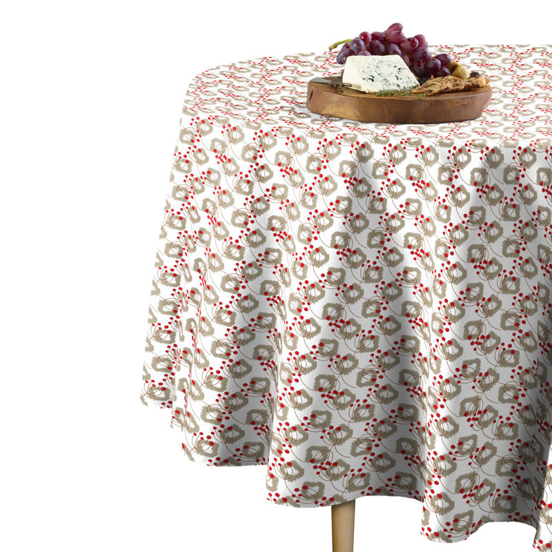 Walxonburg Berry Clusters Round Tablecloth, 60" x 60"