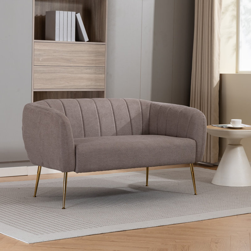 2 Seater Loveseat, Brown