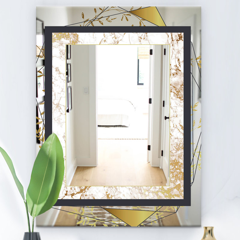 Miroir de salle de bain Botanical, H 24 po x l 32 po