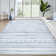 Ultra Soft Bohemian Washable Non Skid Blue Area Rug