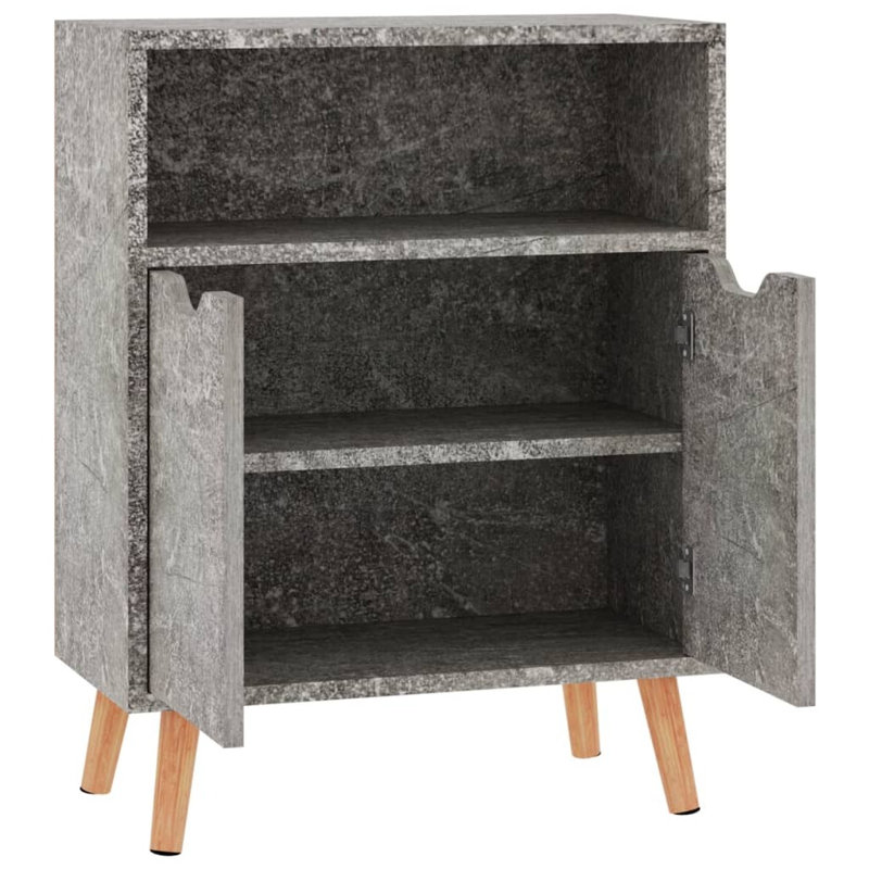Sideboard 60x30x72 cm Engineered Wood, Concrete Grey