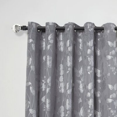 Crystal Adjustable 2cm Single Curtain Pole