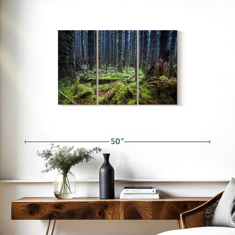 Alvord Mossy Hoh Rainforest, 20" H x 33" W