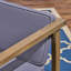 Chaise de patio en teck Adalhard-702370912