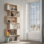 Ayofemi Solid Wood Geometric Bookcase-1822139960