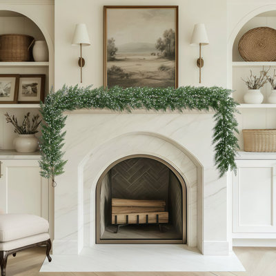 Puleo Classic 10ft Juniper Cedar Garland - Unlit