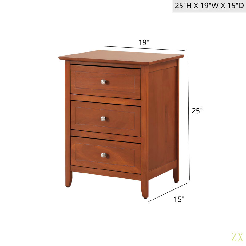 Table de chevet intemporelle pour chaque chambre, Orange