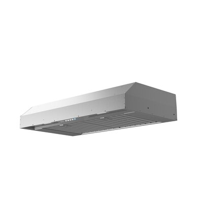 Zephyr Monsoon Mini II 36"" Insert Range Hood with LED Lights in Stainless Steel -  AK9534AS