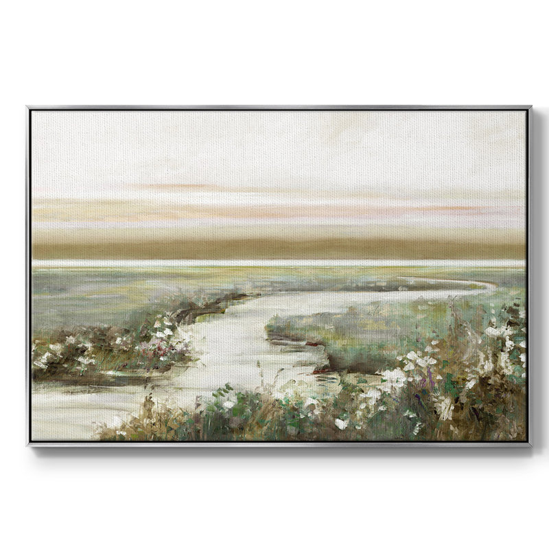 Eternity In Dawn, reproduction d'art sur toile, H 27 po x l 41 po x P 2 po, Argent