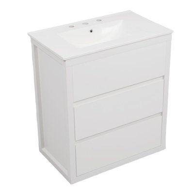 Meuble-lavabo 30 po avec lavabo et tiroirs