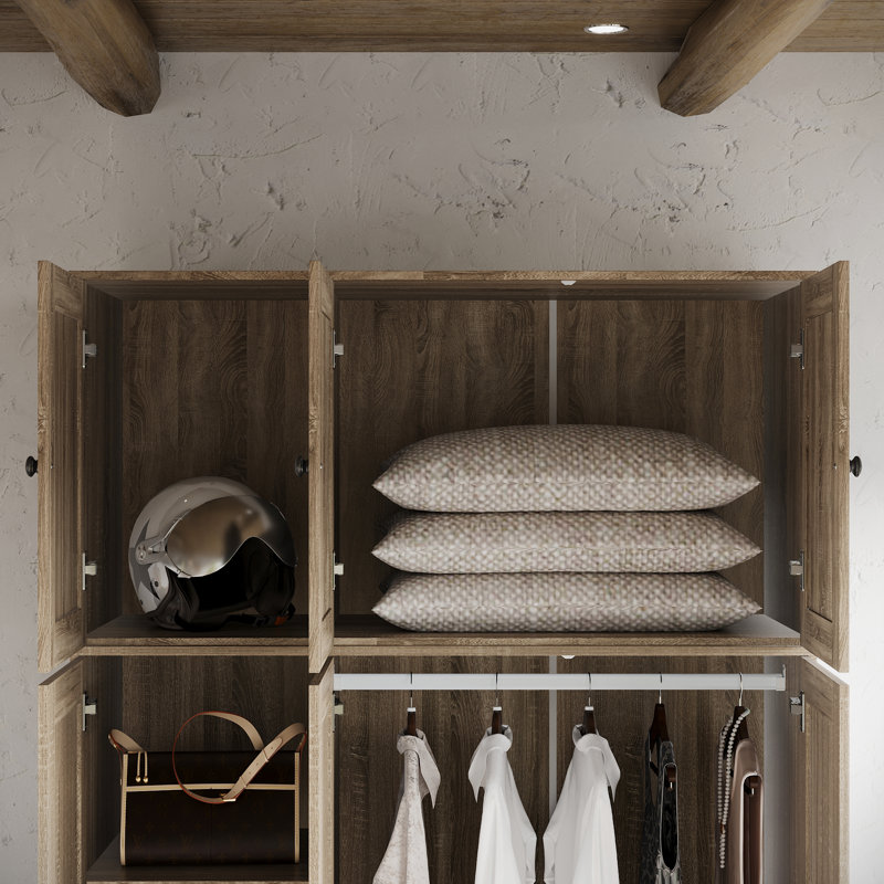 Armoire-penderie haute 94,5 po avec tringle Coleridge