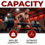 Upgraded Foldable Weight Bench With Storage Posts - 600 LBS Capacity Multi-Position Training Station