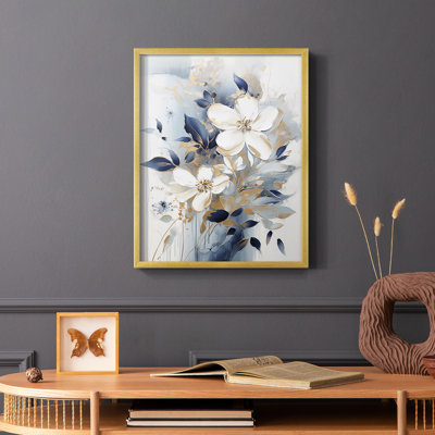 FLORAL Series CECXI - reproduction encadrée de qualité supérieure - prête à être accrochée - aucun clou requis