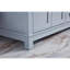 Meuble-lavabo en bois massif 60 po avec comptoir en pierre reconstituée et lavabo double 60 po-106886520-106886524