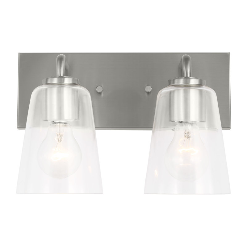 Meuble-lavabo moyen Miles de génération Lighting , Clair, Nickel brossé