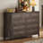 Rustic Storage Dresser With 9 Drawers-904064343