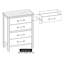 Commode 4 tiroirs Newland