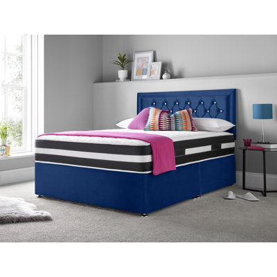 Marsing Upholstered Divan Bed with Mattress