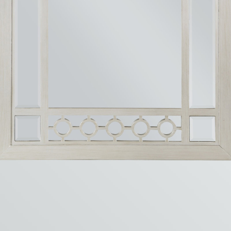 Hyder Mirror in Silver & Mirrored Finish