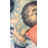 Teal Blue Mustard Yellow Damask Medallion Print Curtain Panels-112783819