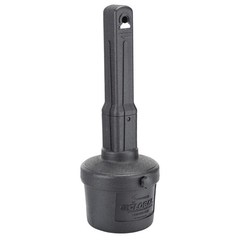 Global Industrial Ashtray, Dark Gray