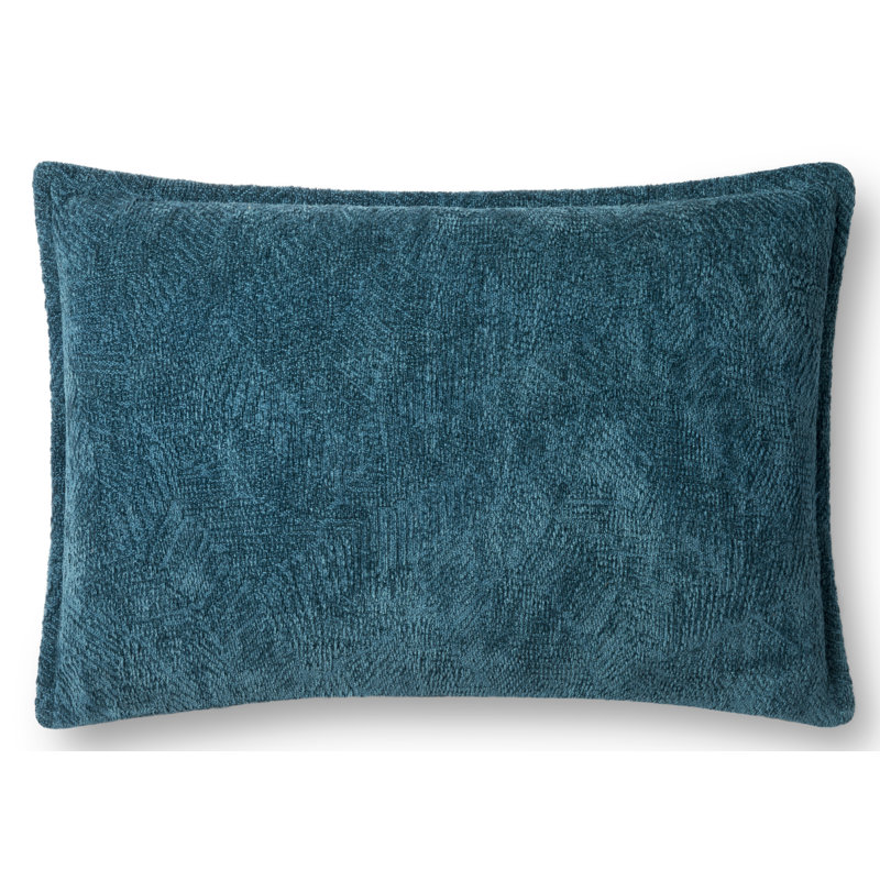 Coussin lombaire Tekoa, Duvet / Plumes, Bleu marine