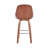 Altherr Mid-Century Modern Swivel 26 in. Armless Wood Counter Height Bar Stool with Faux Leather Seat-1336127516-1308883713