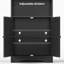 Bibliothèque standard H 70,8 po x l 23,6 po avec 3 tiroirs, portes d'armoire et tablettes ouvertes -1531205841
