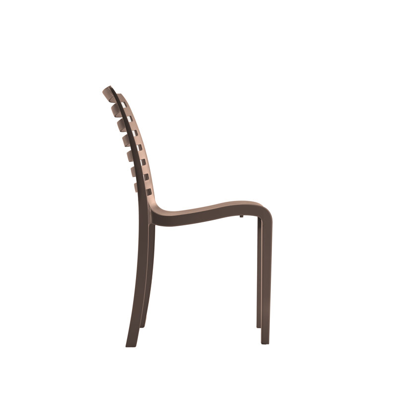 Astoria Sidechair en lin, Brun