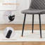 Velvet Modern Upholstered Dining Chair  -1335829246