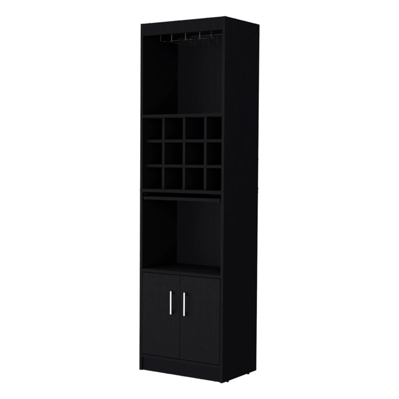 Bar avec rangement pour bouteilles de vin