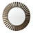 Round Metal Decorative Sunburst Wall Mirror