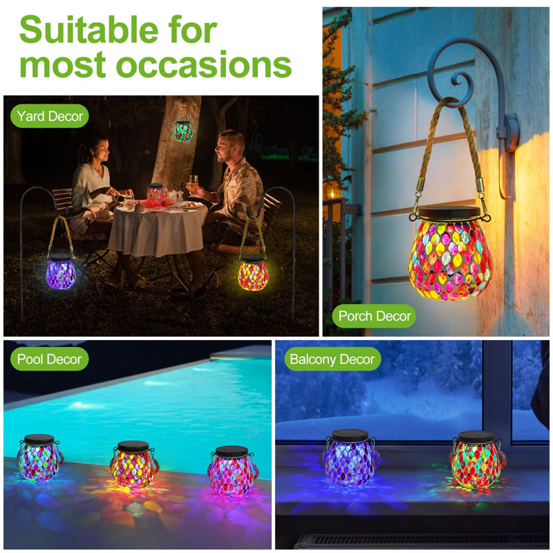 Dayana Solar Powered Outdoor Lantern