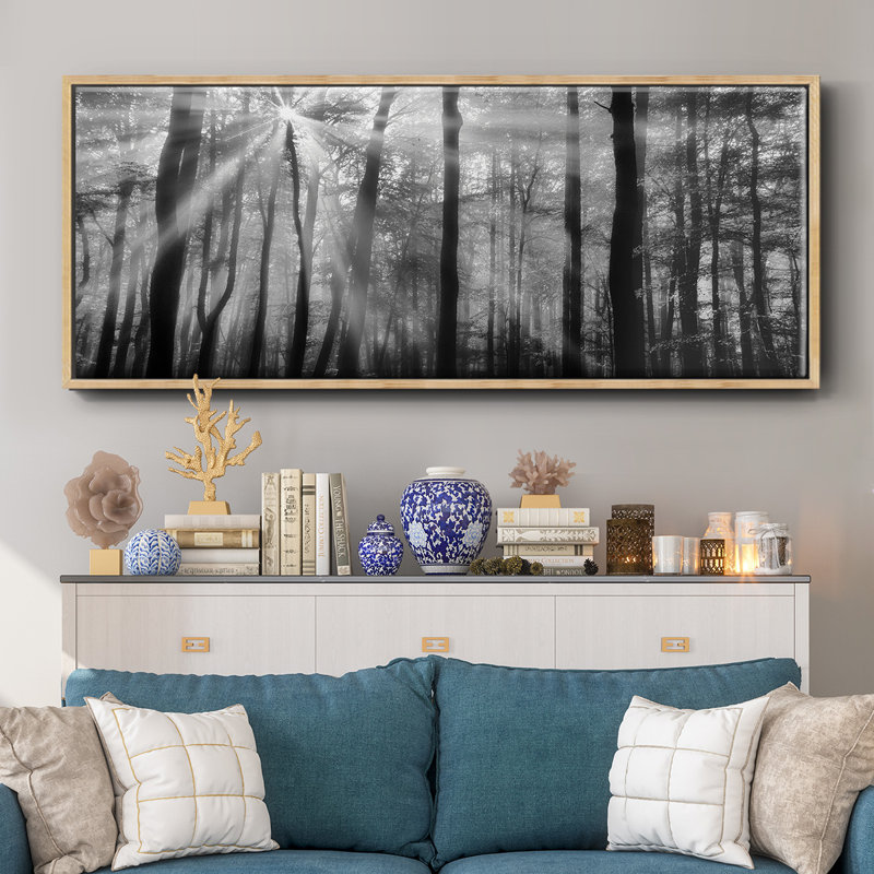 Breaking Through- Framed Canvas, 20" H x 50" W