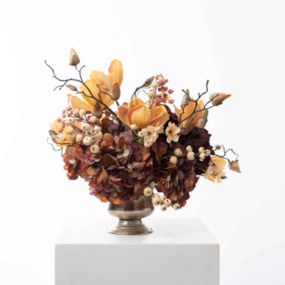 Arrangement d'hortensias dans un vase