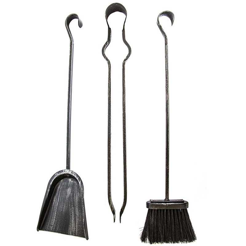Hamish Iron Fireplace Tool Set