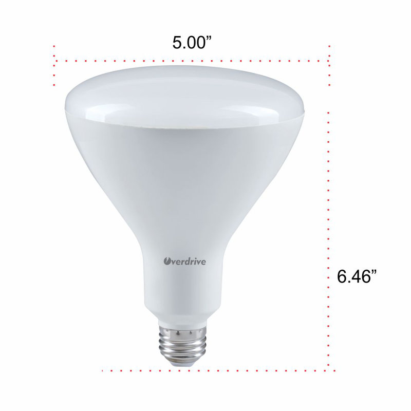 85 watts équivalent, br40 à del, ampoule à del, e26 blanc doux/base moyenne (standard), 3000 K