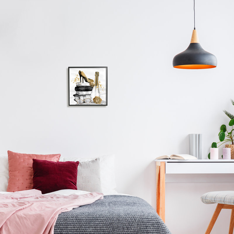 Make Me Hap-Pea Punny Romance-ao-646, H 12 po x l 12 po x P 1,5 po, Giclée encadrée noir minuit