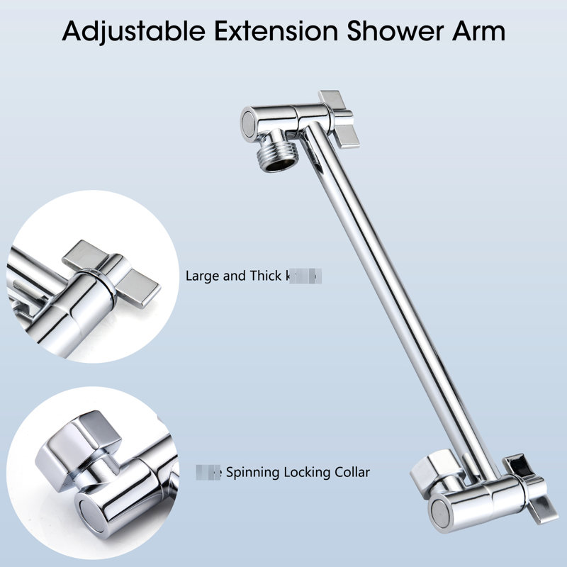 10" Shower Head : High Rainfall & Handheld, 11" Arm, 6 Spray Modes, Self-Cleaning, Stainless Steel, Leak-, Wall Mount, Square : Handheld With Patterns, Non-Leaking, Shower, Adjustable Water Flow