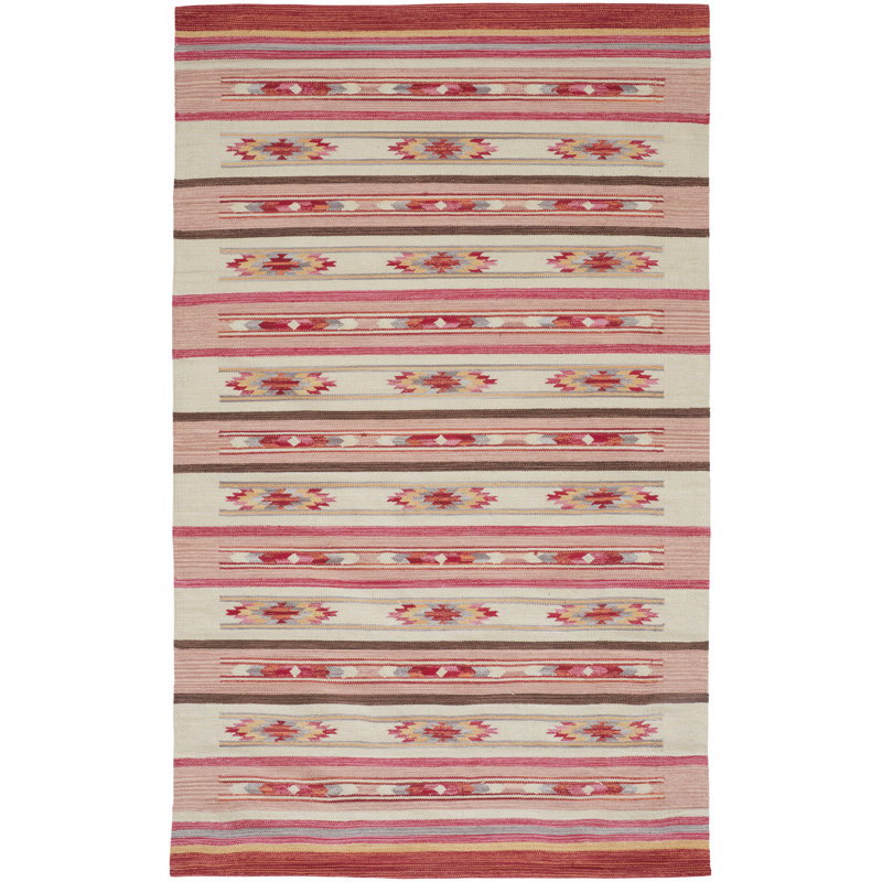 Gorlest Cotton Southwestern Indoor Rug, Rectangle 8' x 10'