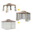 Auvent de patio sans vis 10 pi x 10 pi